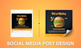 do social media post design and cover photos