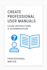 write user manuals,API documentation, and software guides