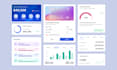 design dashboard, CRM, and admin panel UI UX