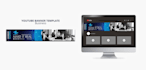 professional youtube header and cover design