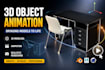 do 3d object animation