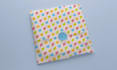 design a wrapping tissue gift christmas paper for your brand, logo or packaging