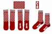 make sock pattern, liquid, custom professional design for your brand
