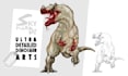draw realistic detailed dinosaur art