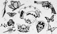 make high quality custom blackwork tattoo flash in 24 hours