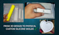 make silicone molds and ship them to you