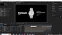 create a cinematic, stylish watch ad with stunning after effects animation