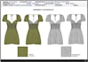 create a detailed flat sketch and tech pack