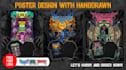 draw poster concert for your tour band
