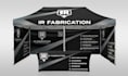 design canopy tent, table cover and flag for your exhibition