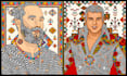 draw psychedelic portrait illustration from your photo