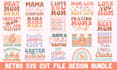 create unique retro svg, easter, mothers day, svg, png design bundle