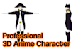 design 3d character from 2d cartoon or anime