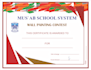 do professional certificate design