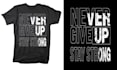 create typography unique t shirt design