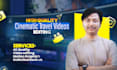 create cinematic travel videos or ads for social media