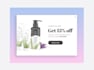 design wix or squarespace pop up with email campaign