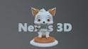 do stylized cute cartoon 3d character modeling and rendering