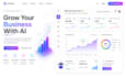 make ai based website with a frontend and backend