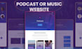 design a podcast website, video website or any wordpress website