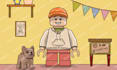draw you in minifigure lego style