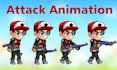 create 2d game character design and animation
