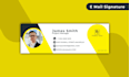 do professional visiting card and email signature design