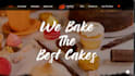 design premium bakery website chocolate cake dessert website sweet shopify store