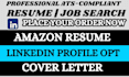 review, edit, and write your resume as an amazon hiring manager