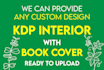 design KDP low content book in 24 hour