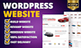 design, redesign wordpress or revamp wordpress website elementor pro crocoblock