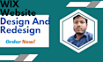 create wix website wix design wix redesign and wix online store