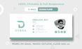 design  clickable HTML email signature and fully responsive