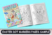 design easter dot markers activity book and interior for KDP