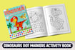 design only dot markers activity book and interior for KDP