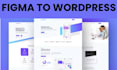 do figma to wordpress or xd to wordpress or psd to wordpress