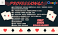 pro game off page SEO backlinks building with guest post for top google ranking