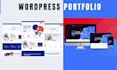 create a professional or personal or portfolio website