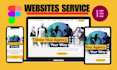 create a responsive wordpress website or landing page with elementor pro