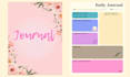 design printable planner notebook and diary cover