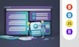 create professional websites using HTML, CSS, js, bootstrap, and react