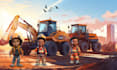 do children story book illustration 3d