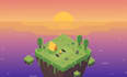 create stylized isometric illustration