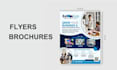 design business flyers, posters and corporate brochures
