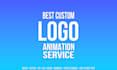 do custom logo and text animation