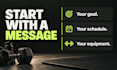 create your custom workout plan for home or gym