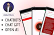 create custom chatbots apps and web apps using gpt