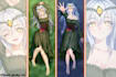draw custom anime dakimakura body pillow for your oc vtuber character