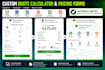 build custom quote dynamic calculator and pricing forms