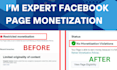 complete facebook page monetization criteria, issues solved